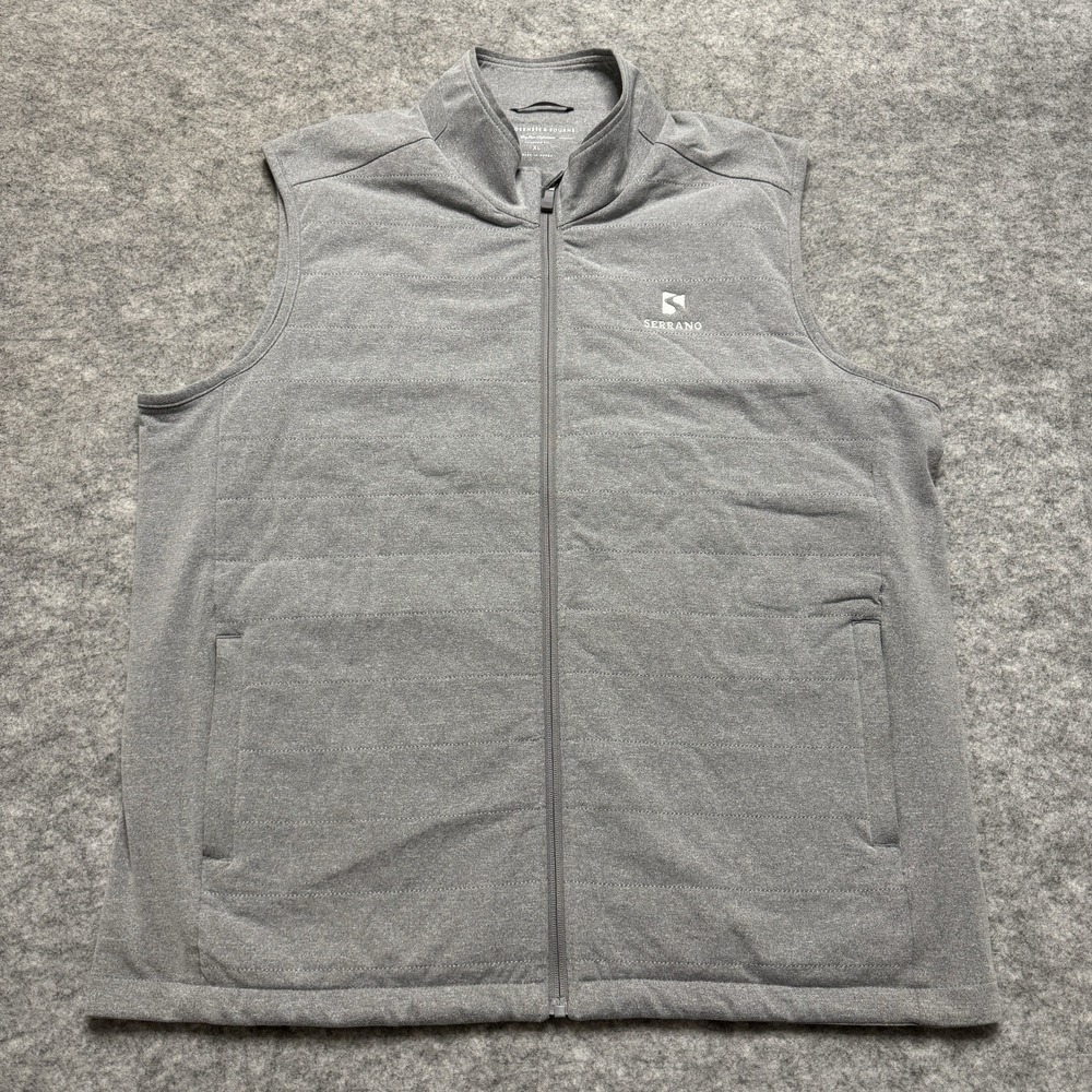 Holderness & Bourne Perry Gilet Golf Vest Gray Mens XL‎ Performance